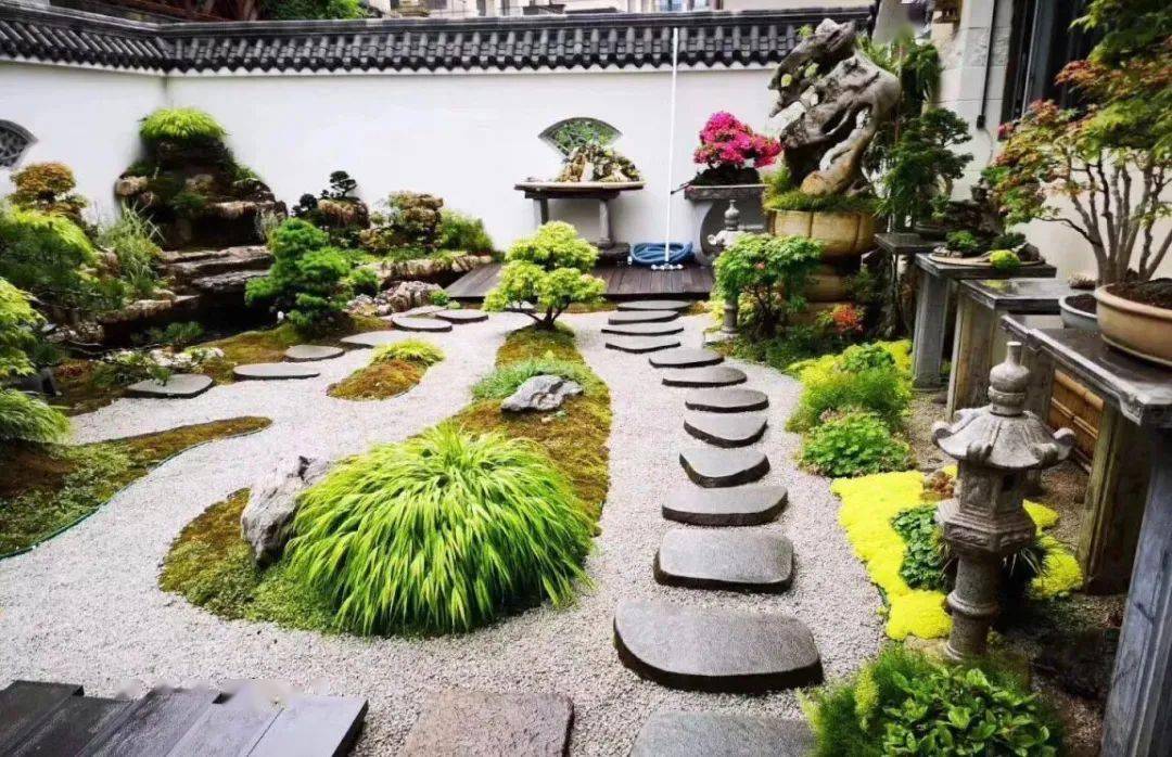 防腐木院落